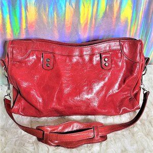 Balenciaga Paris Rogue City Red Purse N-0180 Y-115748